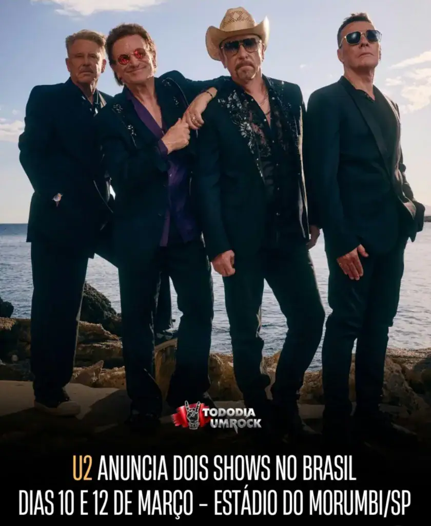 U2 confirma dois shows em São Paulo